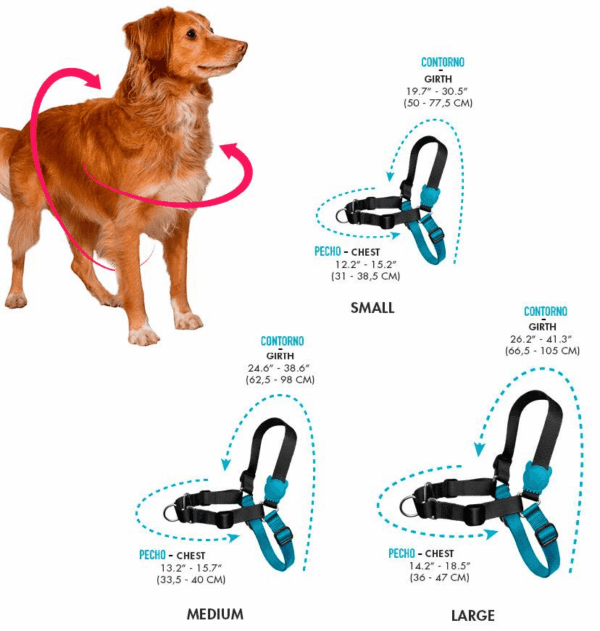 Arnés Mascotas ZeeDog H3D Fly Softer Walk Talla M Efecto Suavizado (608055) - Imagen 2