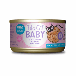 Lata Tiki Cat Baby Chicken y Egg Recipe 68 GR