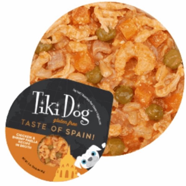 Húmedo Tiki Dog Chicken and Shrimp Paella Recipe broth 85 gr - Imagen 2