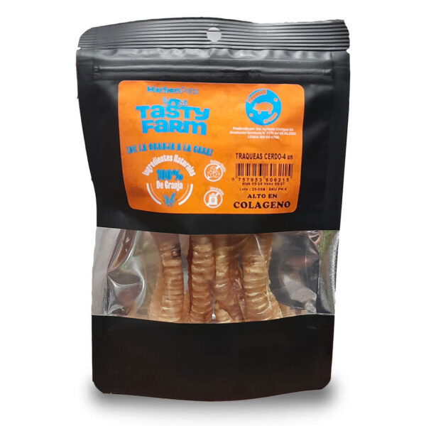 Tráqueas de Cerdo Tasty Farme 4 Unidades (606215)