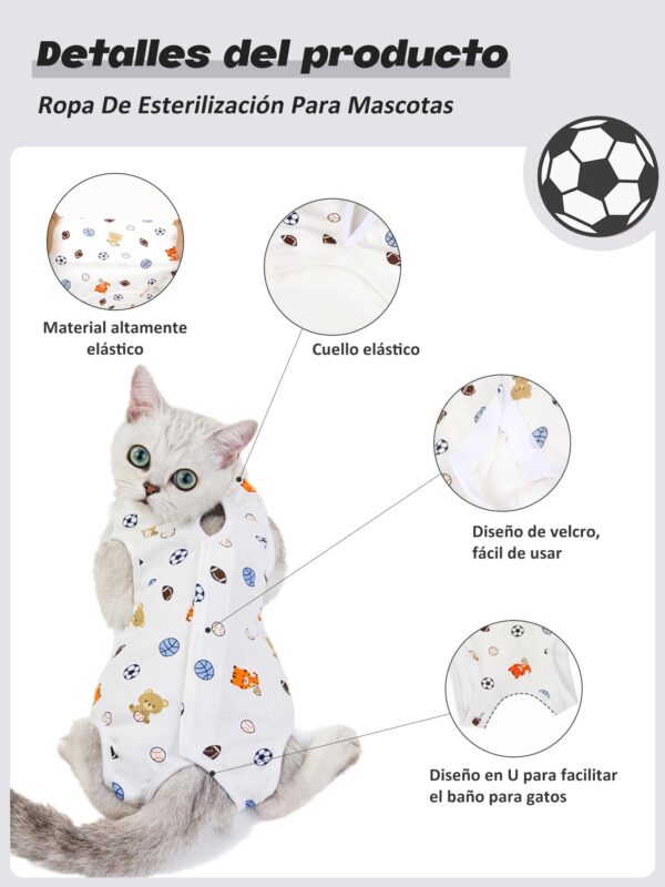 Body para Gatos Talla M (DGA4-M) - Imagen 5