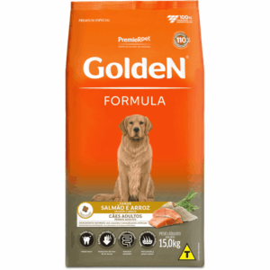 Alimento Golden Dog Adulto Salmón Arroz 15 KG (Vence 2-11-25)