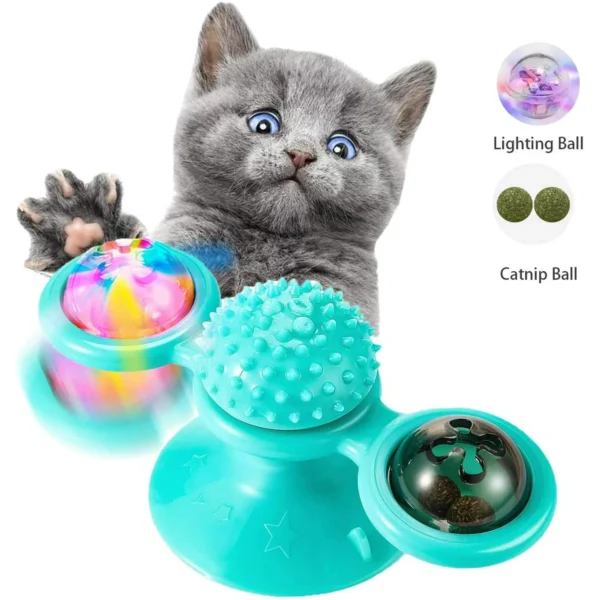 Juguete Gato Giratorio con Luces Chupon (XR0120)