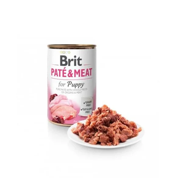 Lata Brit Care Dog Pate & Meat Puppy 400 GR - Imagen 2