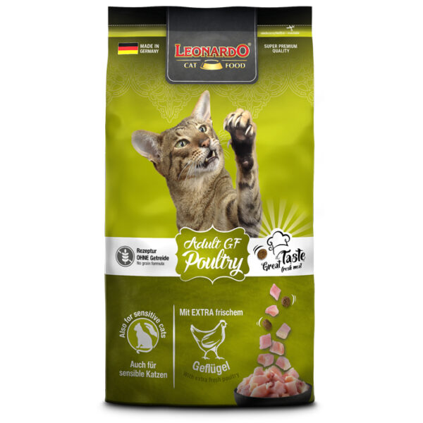 Leonardo Gato Adulto Grain Free Poultry Ave 7.5 KG - Imagen 3