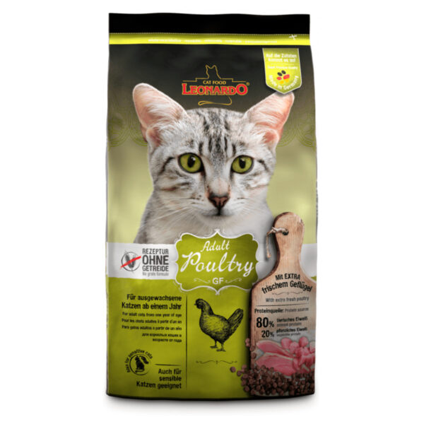 Leonardo Gato Adulto Grain Free Poultry Ave 7.5 KG - Imagen 2