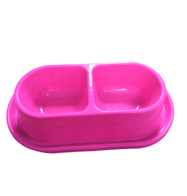 Plato Mascotas Doble Anti Hormigas Colores 45x25x10 cm (126801) - Imagen 2