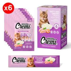 Caja Cremi Chicken & Shrimp 6 Sachets 5x12 GR(C2531)