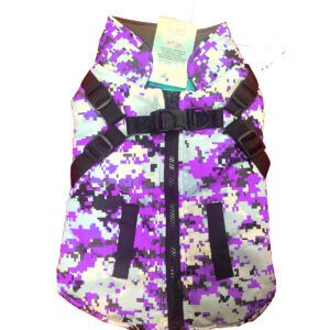 Parka Diseño Militar Morada Talla L