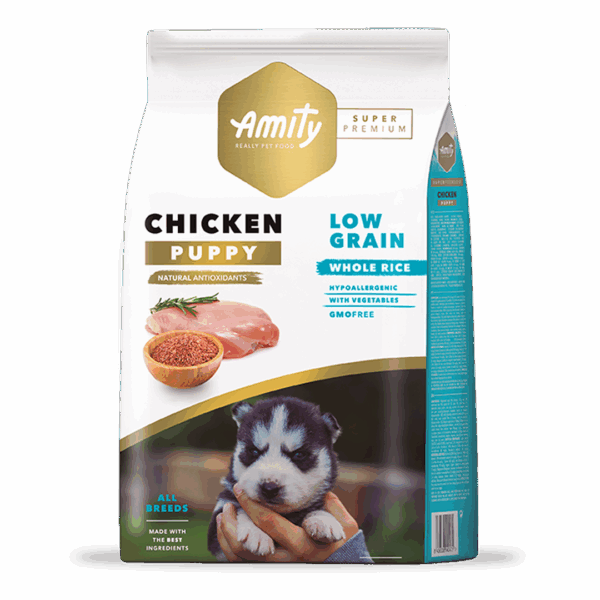 Amity Super Premium Low Grain Chicken Puppy 14 KG