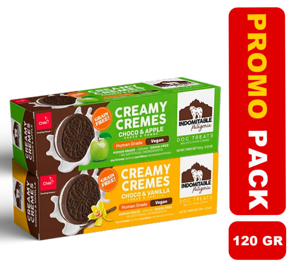 Pack Galletas Human Grade Perro Choco Vainilla - Choco Apple 120 GR