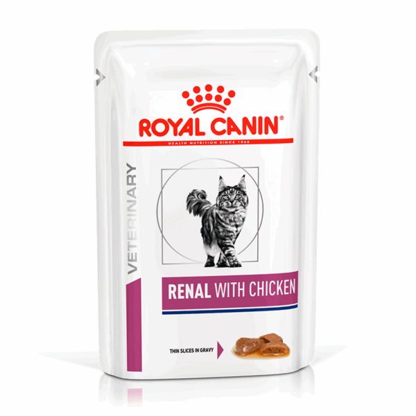 Royal Canin Sachet Renal Chicken Cat 85 Gr Unidad