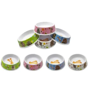 Plato Mascotas Melamina Diseños Divertidos 350 ml (BO-3060)