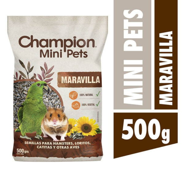 Alimento Maravilla Champion Mini Pets 500 GR - Imagen 2