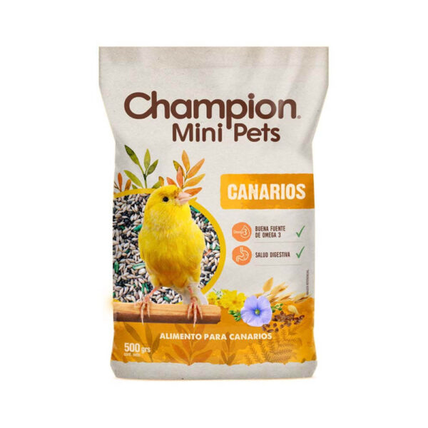 Alimento Canarios Champion Mini Pets 500 GR