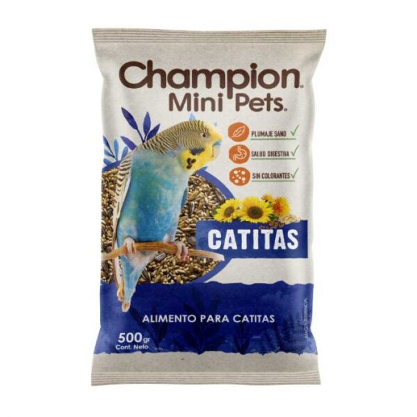 Alimento para Catitas Champion Mini Pets 500 GR - Imagen 2